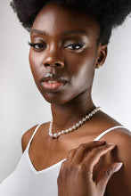 Load image into Gallery viewer, Swarovski Pink Pearl Necklace