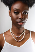 Load image into Gallery viewer, Swarovski Pink Pearl Necklace