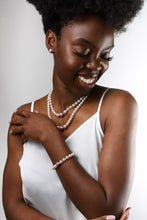 Load image into Gallery viewer, Swarovski Pink Pearl Jewellery Set