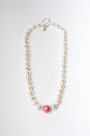 Swarovski Mulberry Pink Pearl Necklace