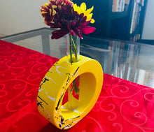 Load image into Gallery viewer, Round Yellow Vase