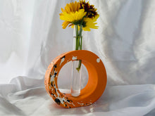 Load image into Gallery viewer, Round Orange Vase
