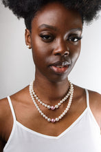 Load image into Gallery viewer, Swarovski Pink Pearl Necklace
